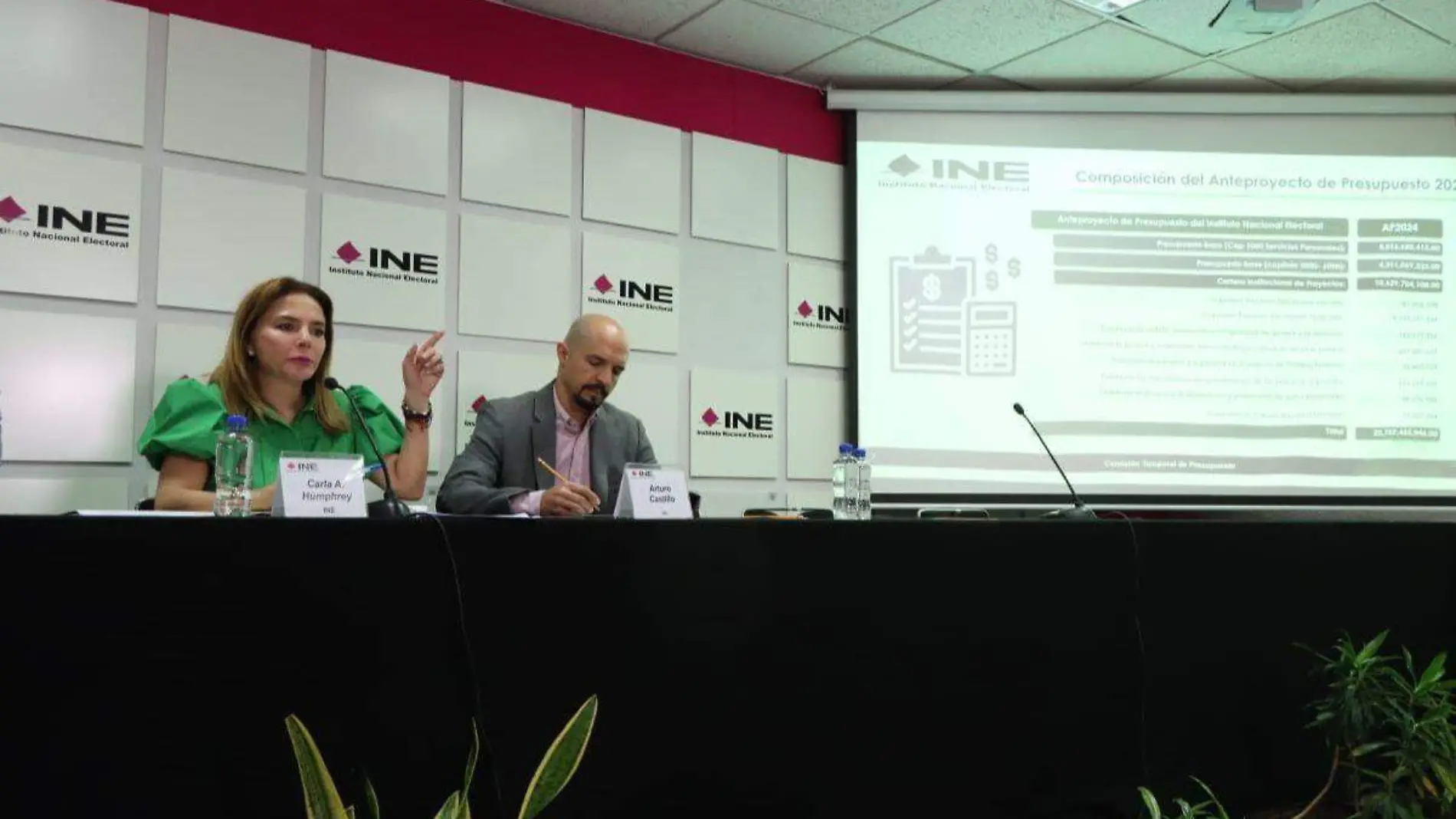 INE presenta presupuesto para elecciones de 2024